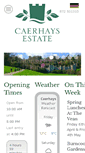 Mobile Screenshot of caerhays.com